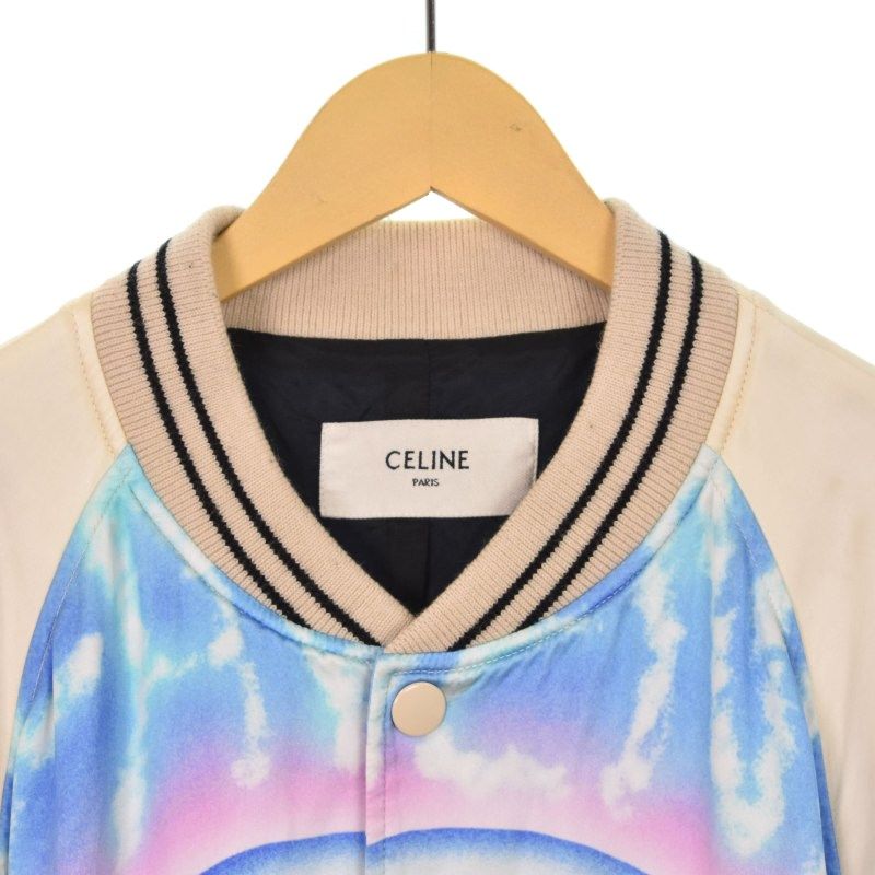 セリーヌ CELINE 22SS Teddy Jacket With Satin Artist Print テディ