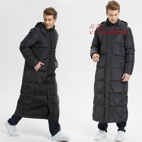 ロング丈 ダウンコート メンズ ベンチコート ダウンジャケット フード付 あったか 20代 50代 ギフト 撥水 誕生日 ダウン プレゼント 30代 40代 vii4w686681