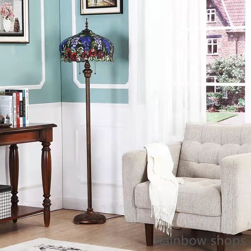 人気 ステンドランプ ステンドグラス アンティーク 花柄 レトロな雰囲気がおしゃれ ティファニー技法 照明 フロアスタンド bcp35 WWW_OLIVIERBERNSTEIN_COM