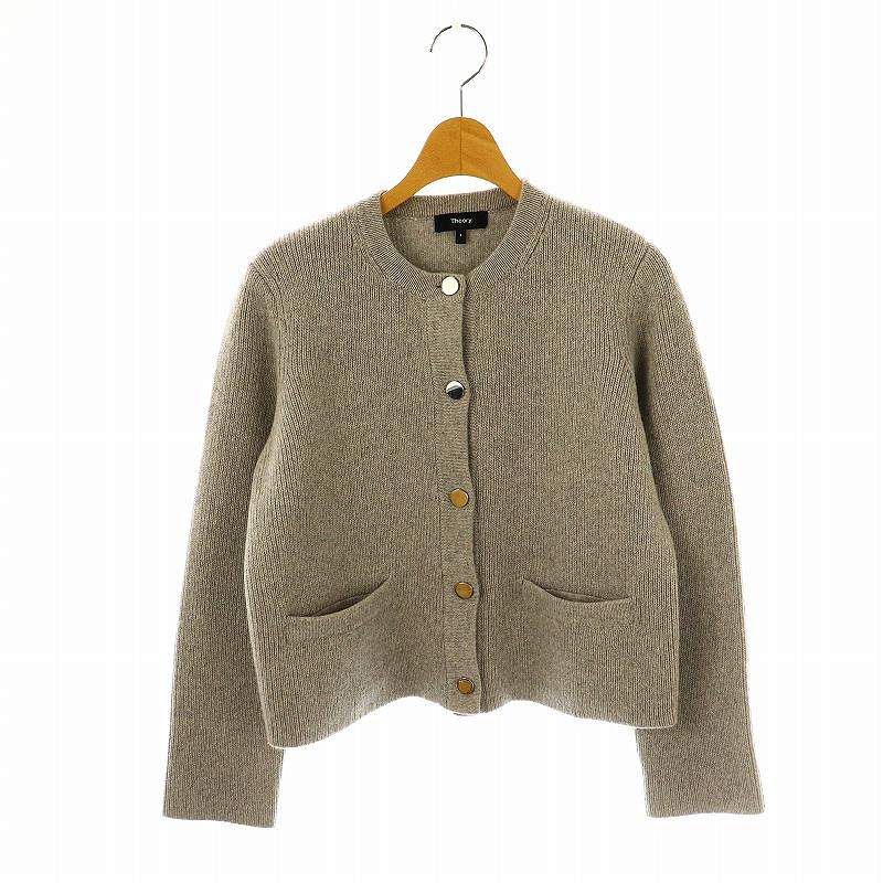 セオリー Theory 23AW Felted Wool Cash Classic Knit Jkt ニット 