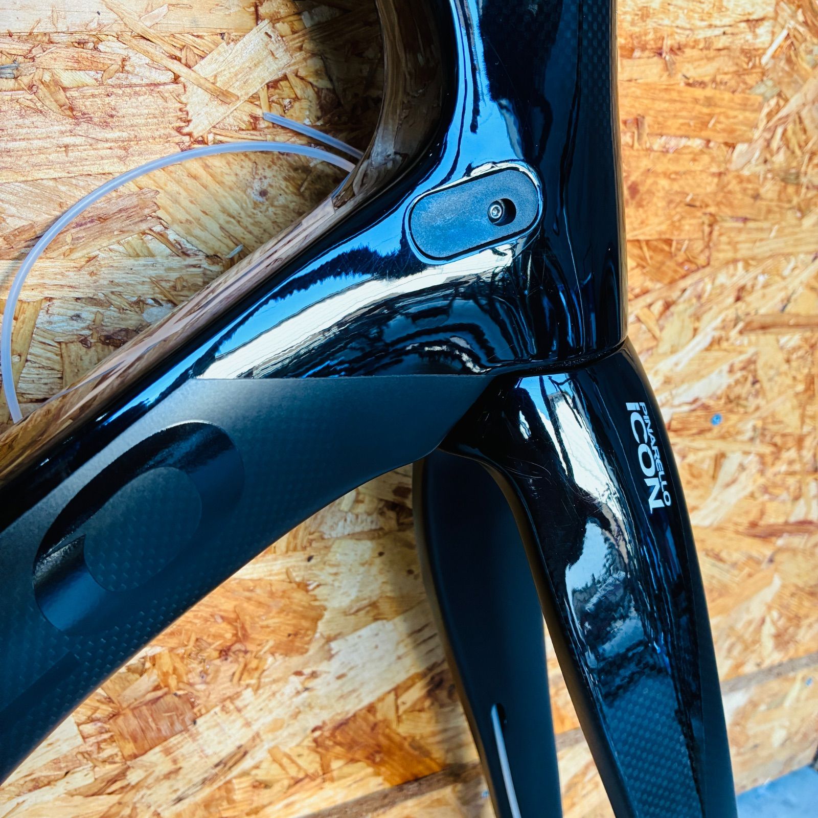 PINARELLOピナレロ　 FP DUE フルカーボンフレーム　　vonさん 良品】 PINARELLO PRINCE FX DISK 55サイズ フルカーボン