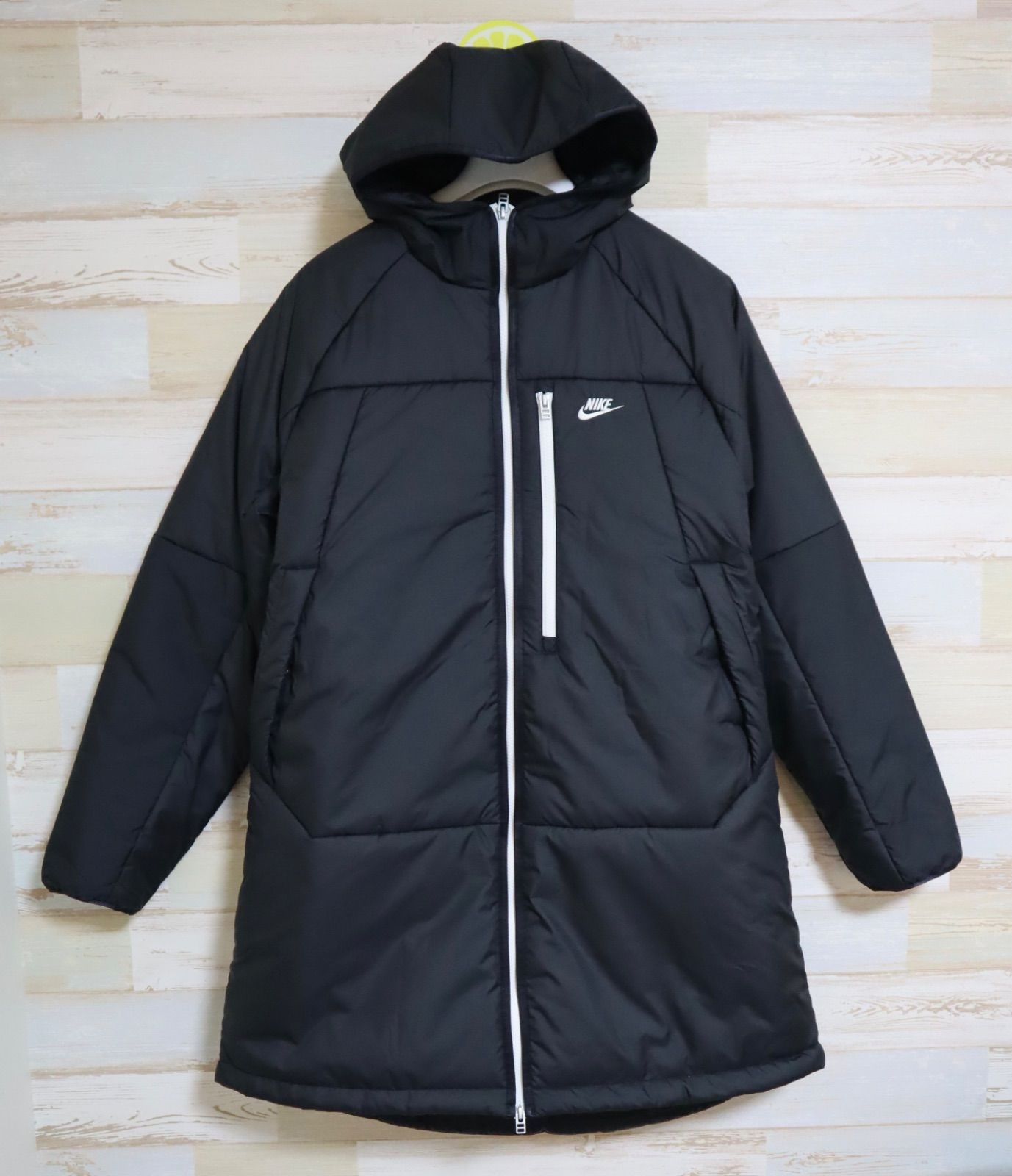 新品 NIKE ナイキ Therma-FIT ロングコート ベンチコート - メルカリ