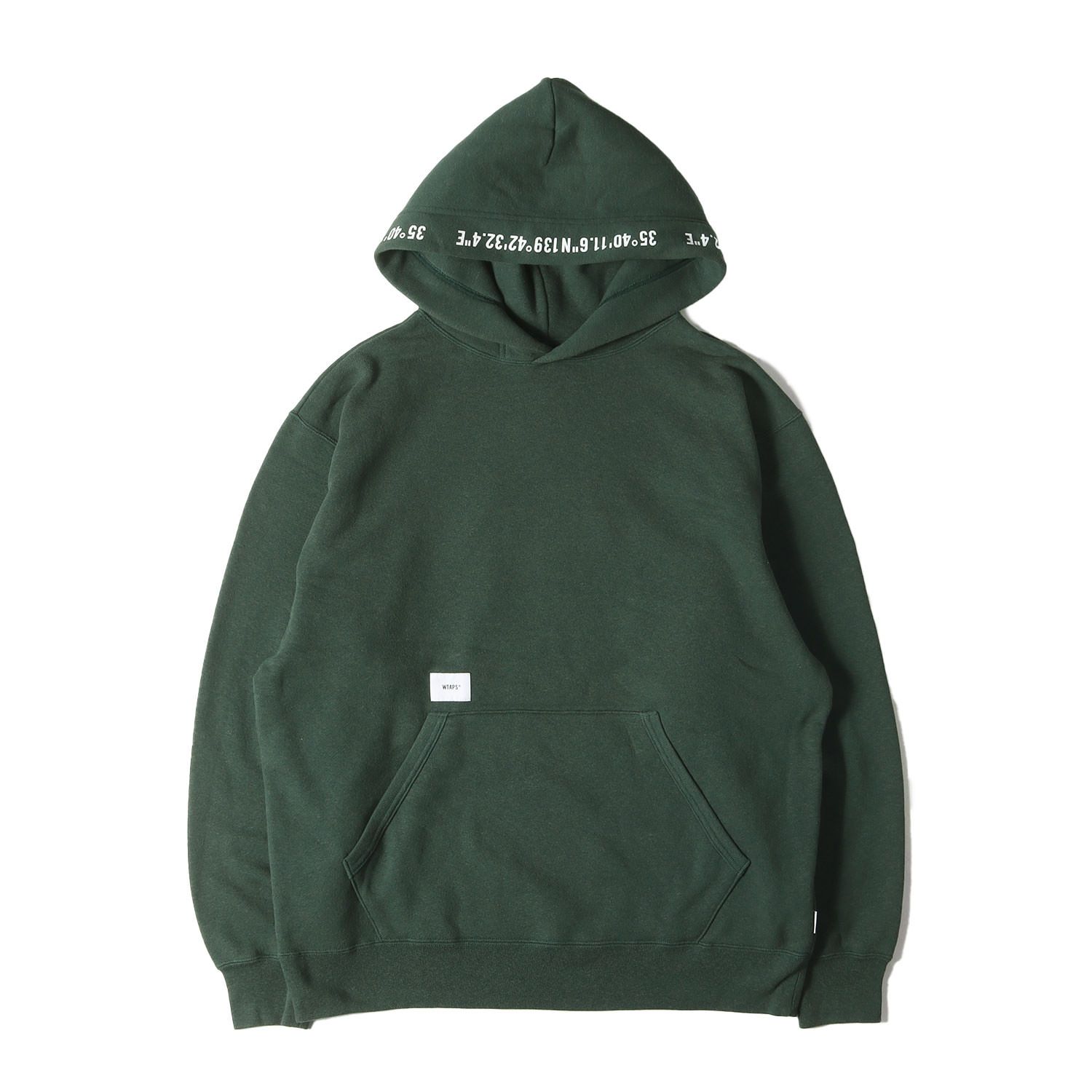 ダブルタップス22aw　クロスボーン柄パーカー　ブラック　サイズ1。 ダブルタップス22aw クロスボーン柄パーカー ブラック サイズ1。 W