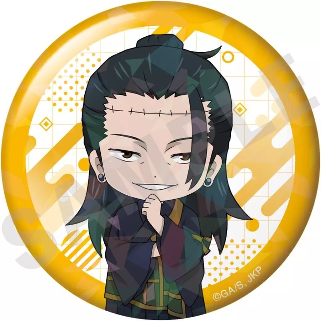 呪術廻戦　夏油傑　HMV ホログラム缶バッジ 呪術廻戦 トレーディングホログラム缶バッジ 夏油傑 - メルカリ