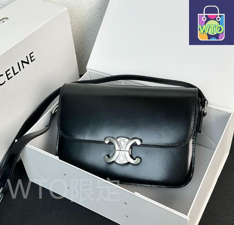 セリーヌ　トリオンフ　ミディアム ショルダーバッグ CELINE ミディアム カレッジバッグ トリオンフ チェーンバッグ