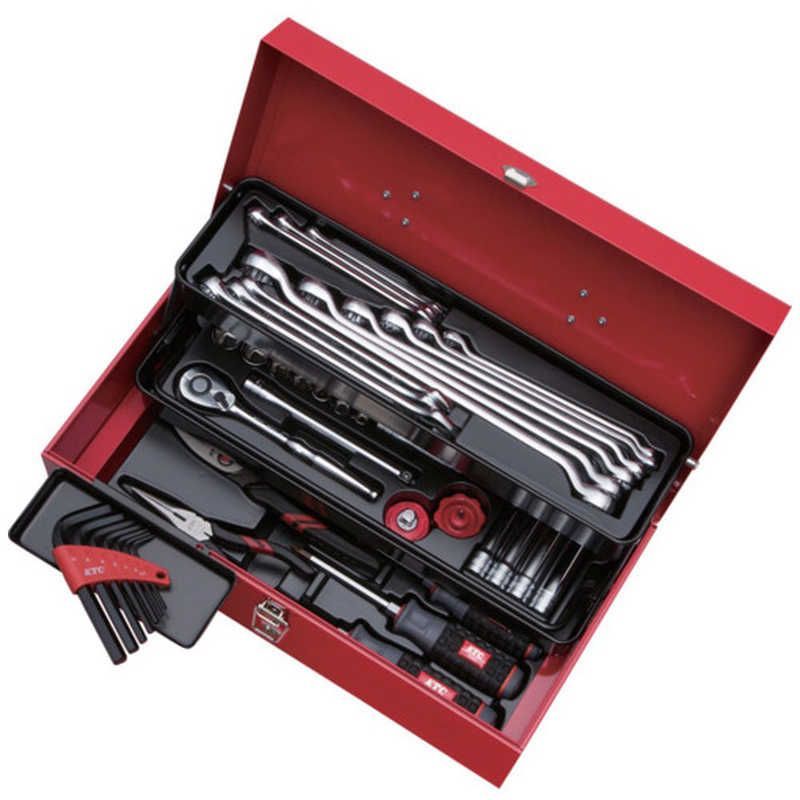 送料無料 ♥ 未開梱 KTC KTC 工具セット 片開きメタルケースタイプ 43点 SK3435S