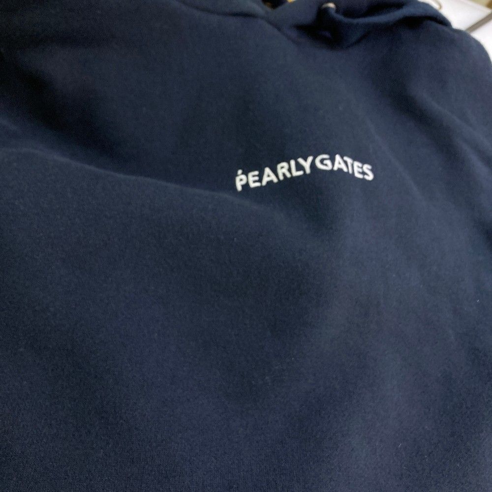 サイズ：4 PEARLY GATES パーリーゲイツ 裏起毛スウェットパーカー