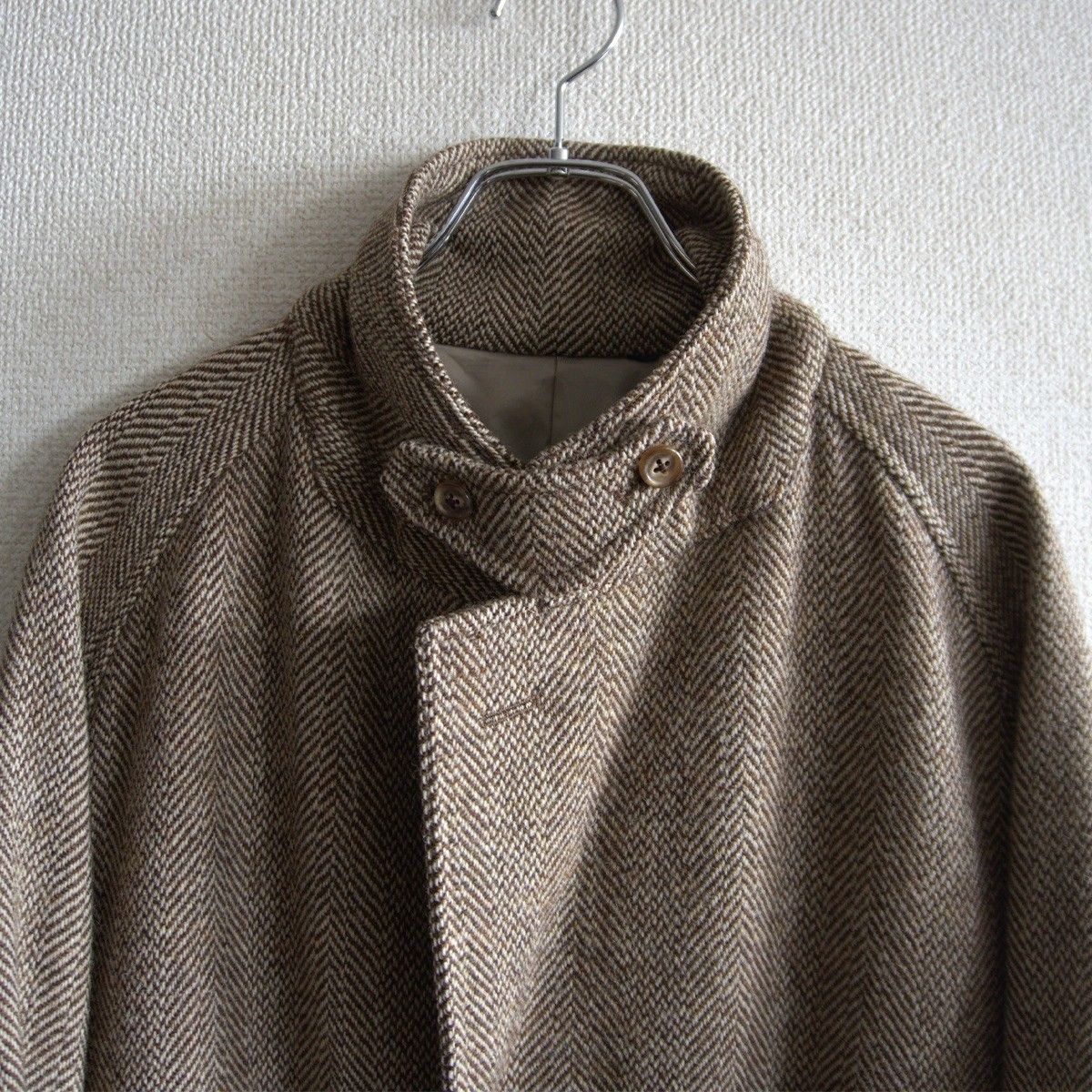 一枚袖 POLO RALPH LAUREN ツイード チェスターコート ウール ポロ ラルフローレン 25090771