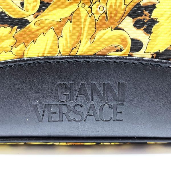 クリアランス最安 Gianni Versace ロゴ プリント レオパード バニティ