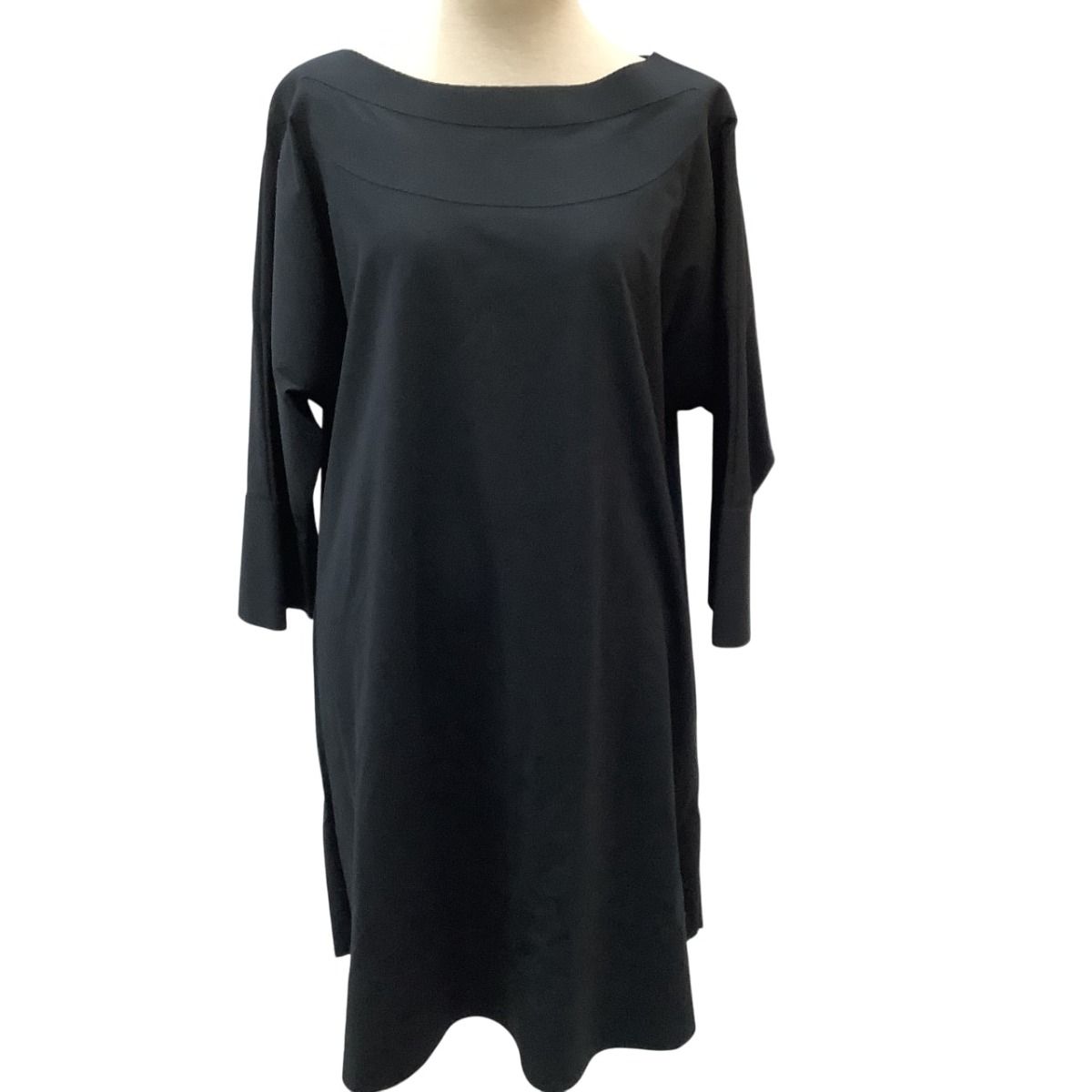 ♪♪ISSEY MIYAKE イッセイミヤケ レディース ストレッチ チュニック ワンピース SIZE S IM74JT508 ブラック
