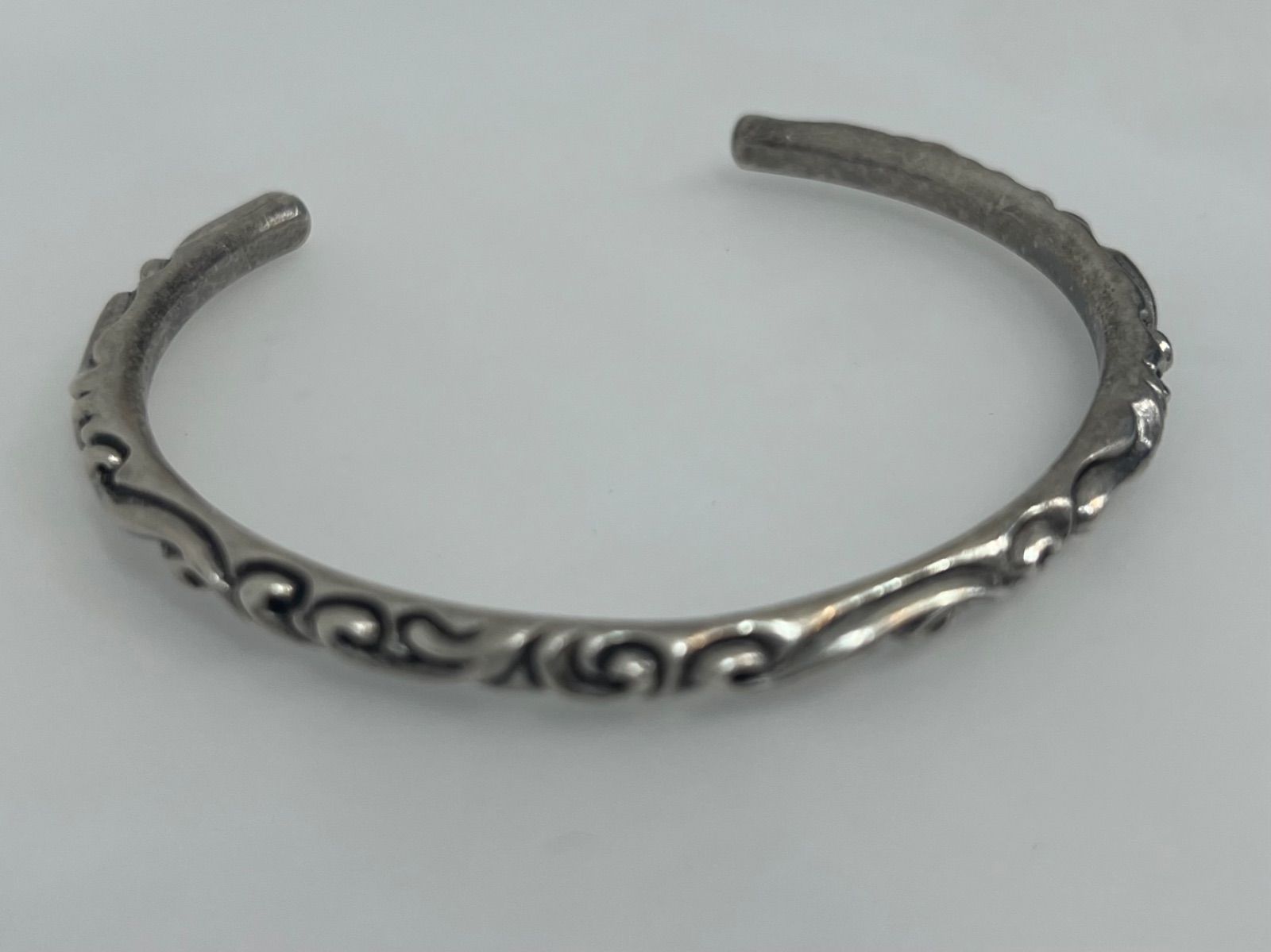 クロムハーツ　バングル　シルバー925 クロス　ブレスレット Chrome Hearts - シルバー925製喜平チェーンクロスブレスレット クロム