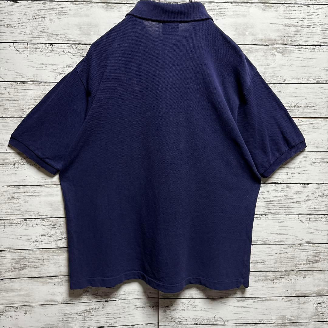 a206【美品】ラコステ　刺繍ロゴ　ワンポイント　人気モデル　ポロシャツ a133a【希少なXL】ラコステ 刺繍ロゴ ワンポイント 人気モデル