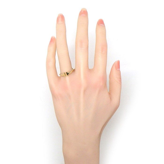 ティファニー Tiffany & Co. リング T ワイヤー 60147357 K18YG 17号  