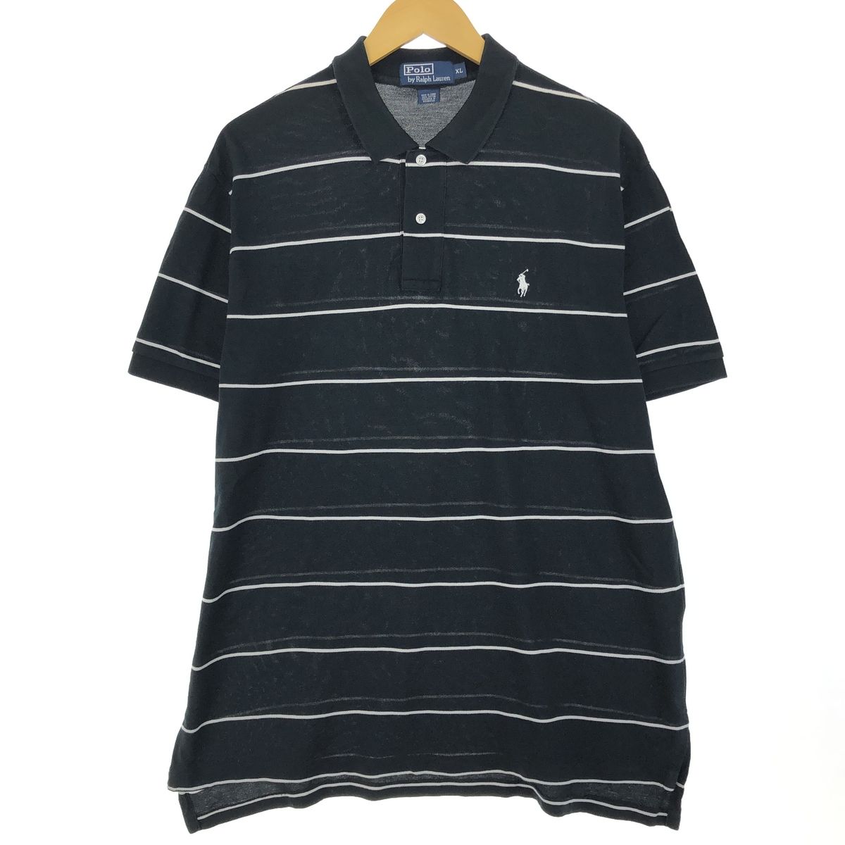 古着 ラルフローレン Ralph Lauren POLO by Ralph Lauren 半袖 ボーダー ポロシャツ メンズXL相当/eaa474081