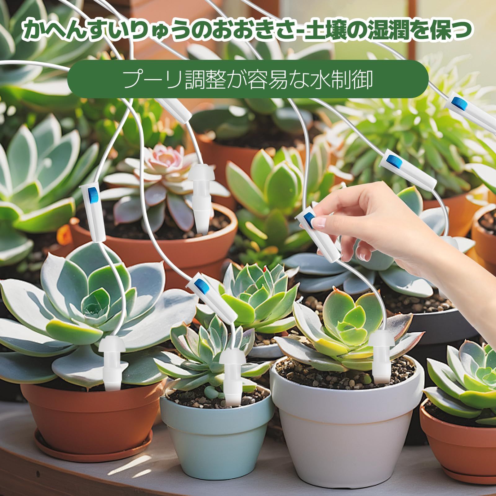 園芸用品 新品 zhihu 自動水やり器 小型 水やり当番 10個セット 植物