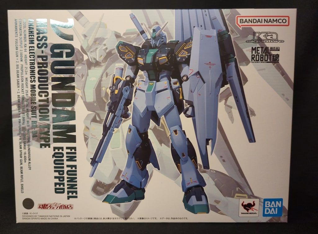 BANDAI SPIRITS METAL ROBOT魂 Ka signature <SIDE MS> 機動戦士ガンダム 逆襲のシャア 量産型νガンダム フィン ファンネル装備
