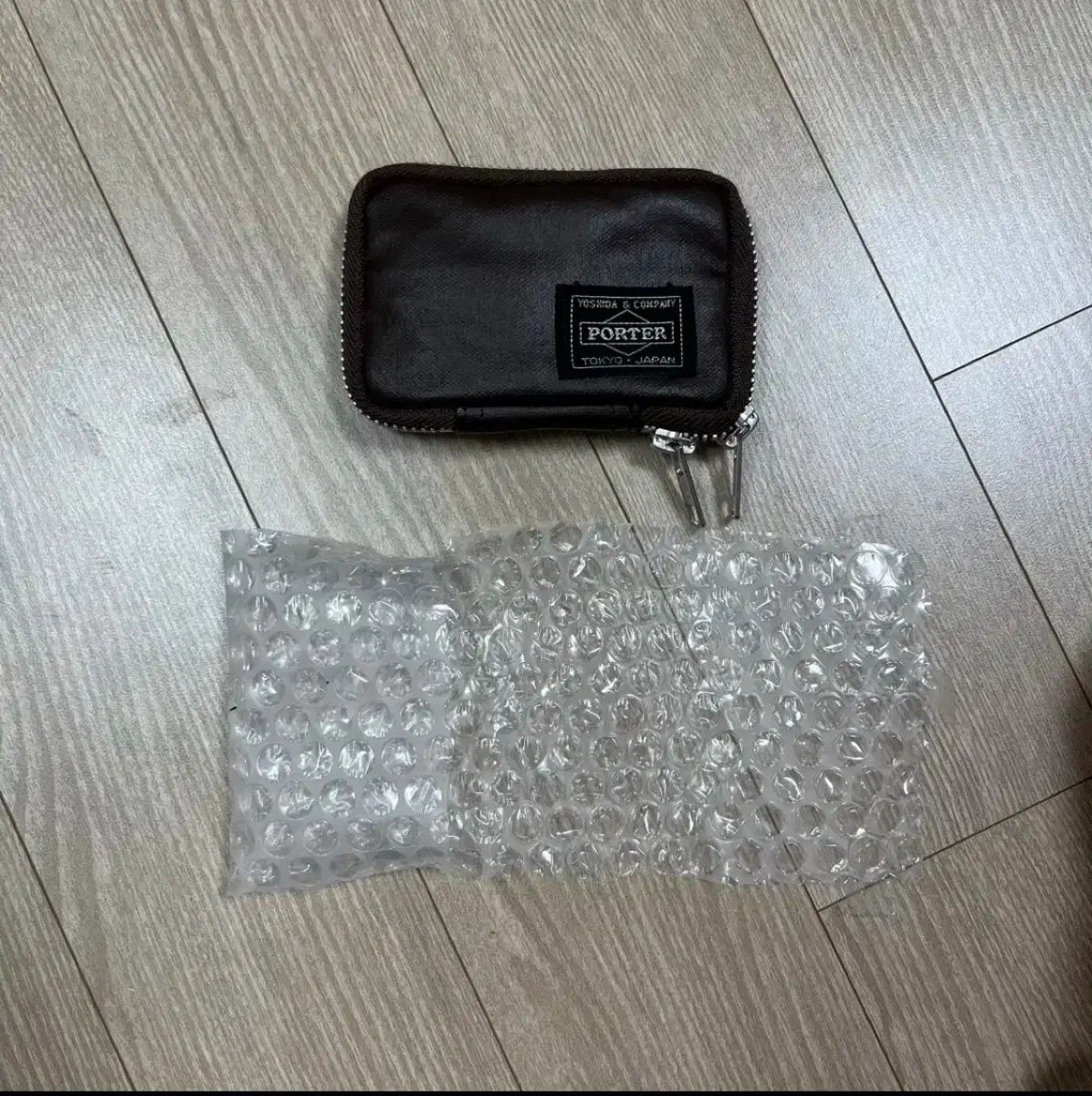 Porter ポーター porter フリースタイル キーリング コインケース ブラウン