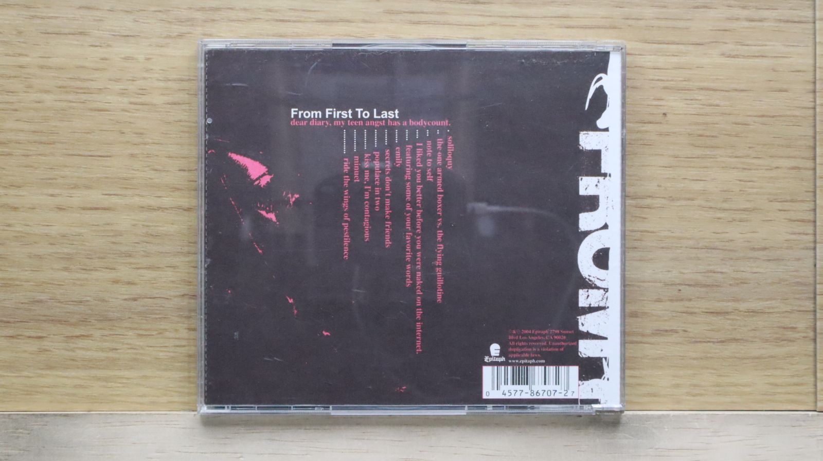 輸入盤CD☆フロム・ファースト・トゥ・ラスト/From First to Last 