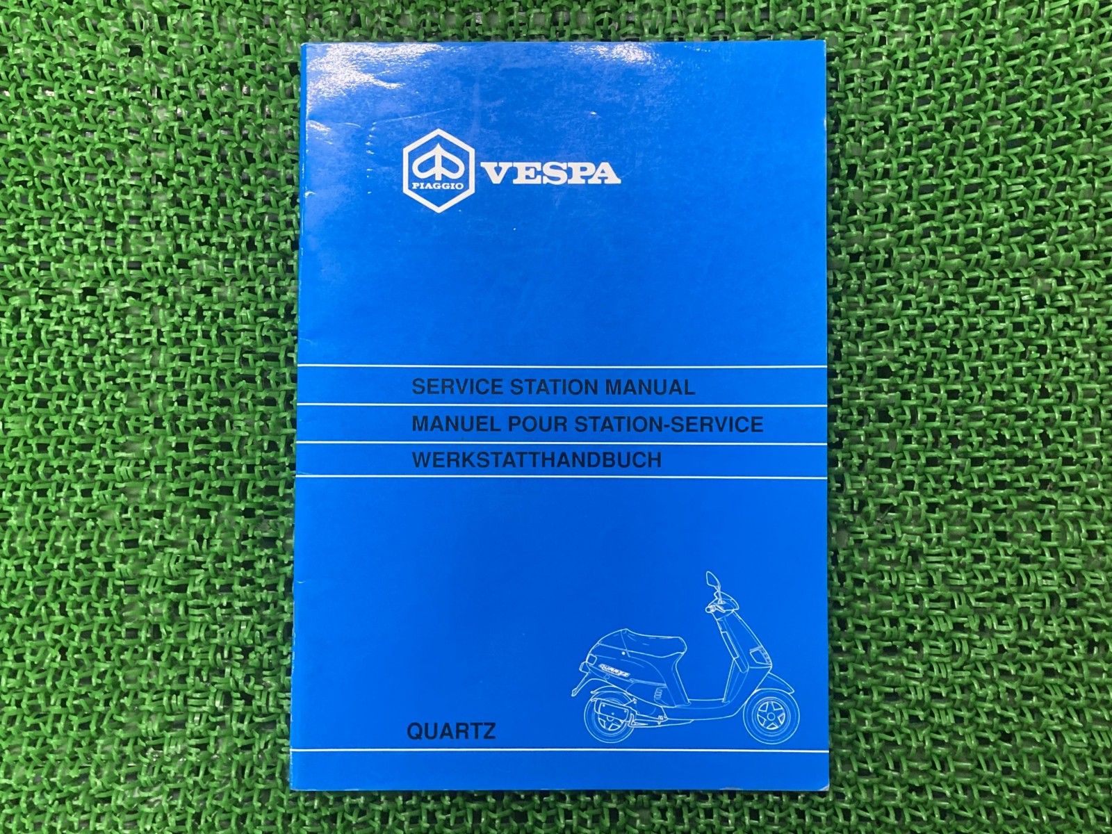クォーツ サービスマニュアル ピアジオ 正規 バイク 整備書 配線図有り QUARTZ サービスステーションマニュアル 車検 整備情報 【中古】 21