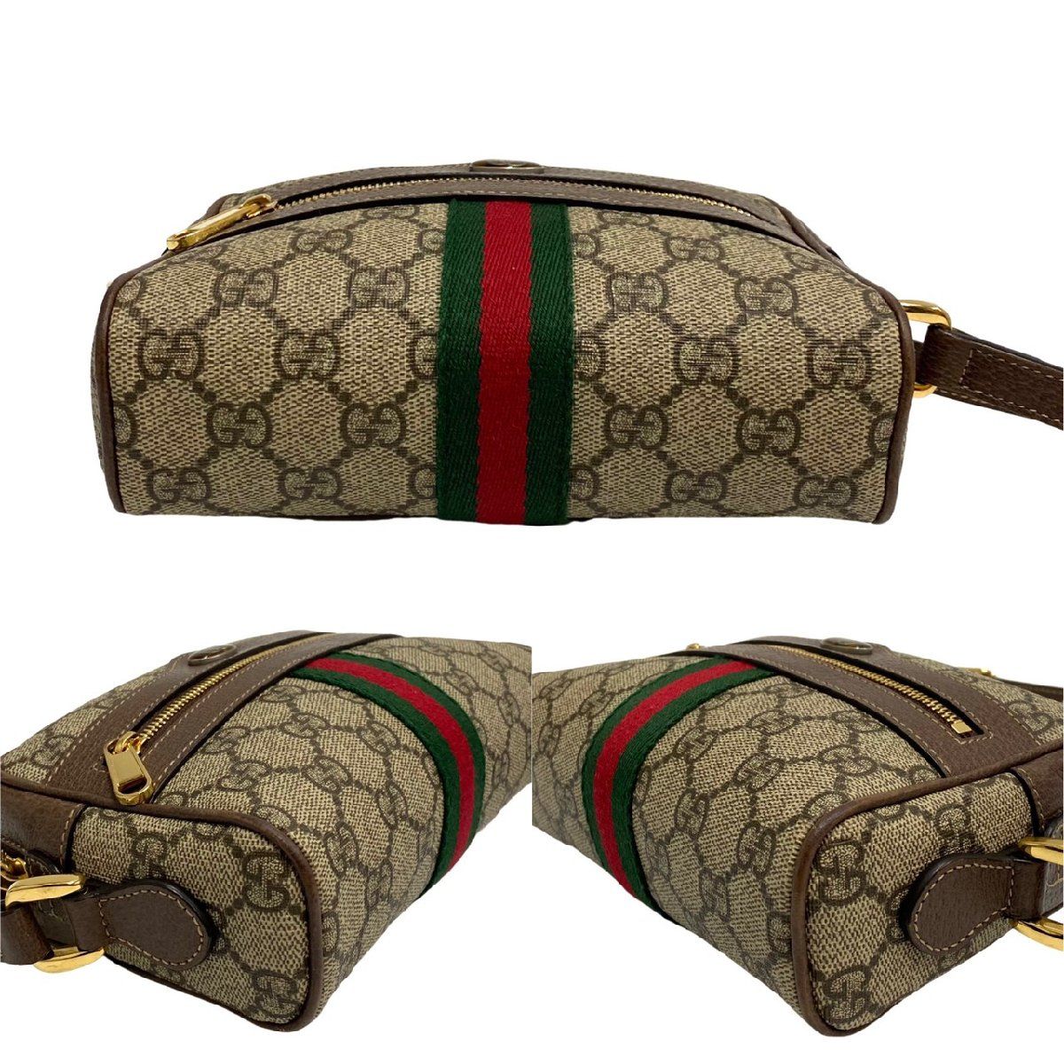 極 美品 レア品 箱 袋付 GUCCI グッチ オフィディア シェリーライン GG 