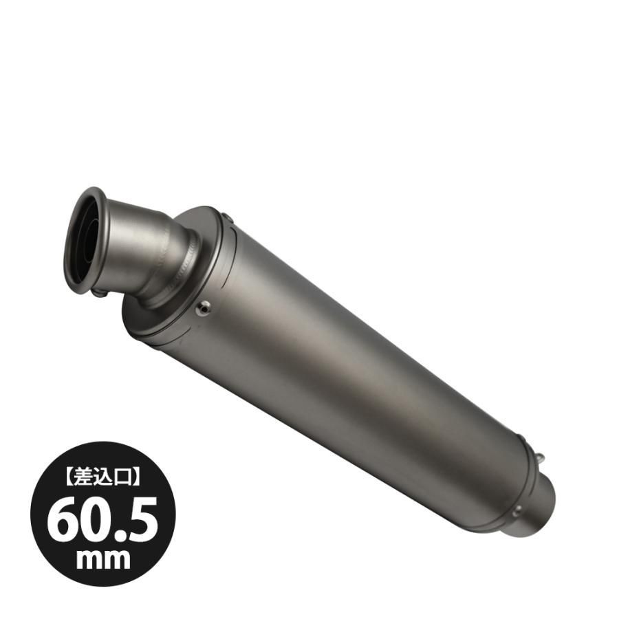 60.5mm サイレンサー スリップオン マフラー 全長 350mm 汎用 ゼファー400 ZX-10R ZZR1100 GPZ900Rニンジャ ZRX1200 ZZR1400 Z1000 Z900 バイク パーツ カスタム スリップオンマフラー マフラー