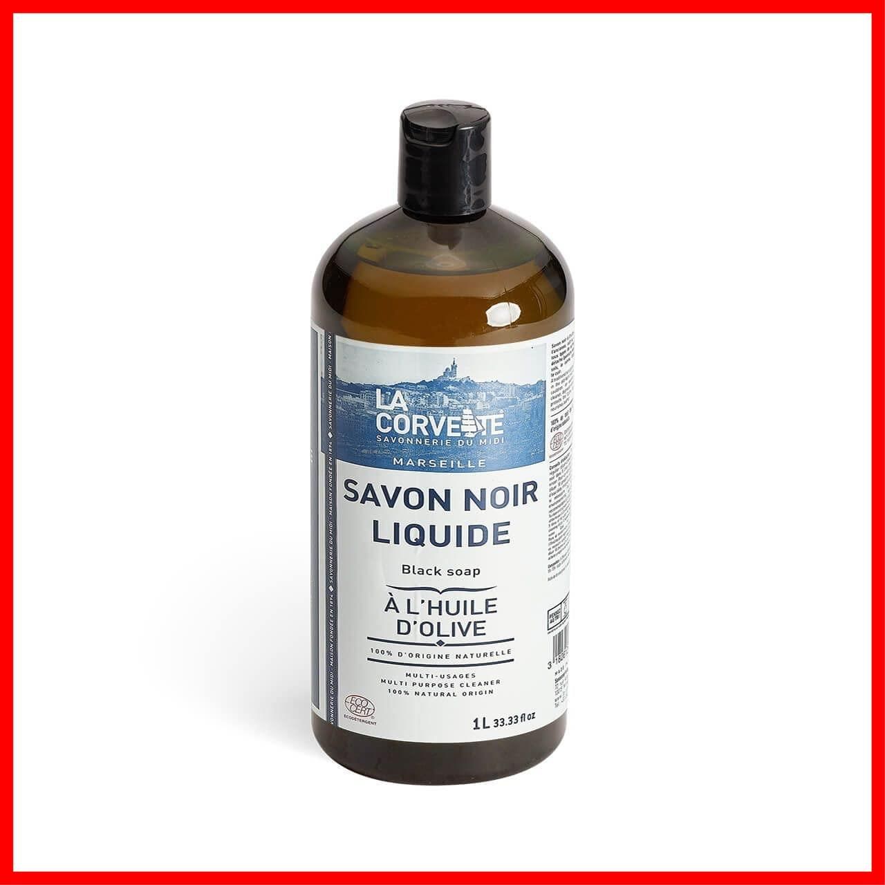 商品 1L ブラックソープ ナチュラル サボンノワール エコロジー Corvette ラ コルベット 住居用マルチクリーナー La