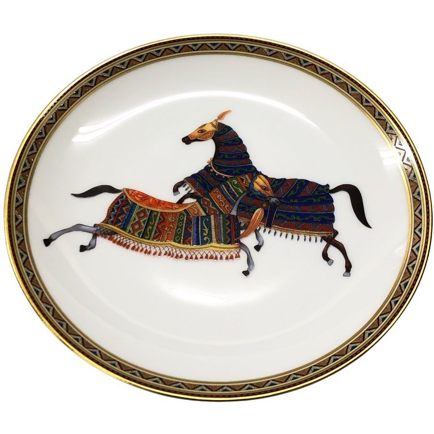 エルメス プレート シュヴァルドリアン ホース ホワイト【AFI28