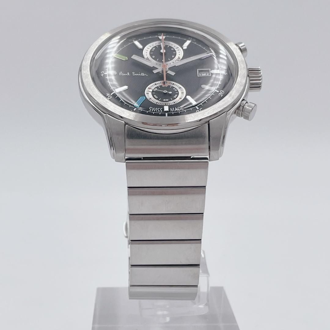 美品】 Paul Smith YA90-S087210 ケンブリッジ クロノグラフ ポール