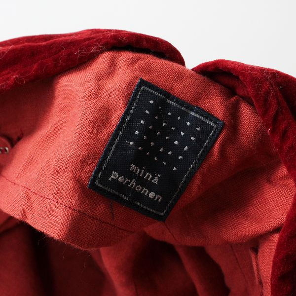 mina perhonen ミナペルホネン crown bag -skip- 刺繍 クラウンバッグ