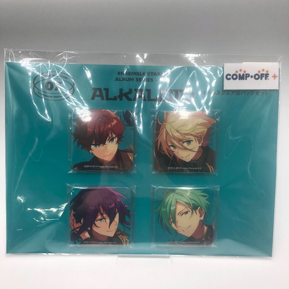 ALKALOID(ジャケットイラスト) 長方形缶バッジ 「CD あんさんぶるスターズ!! アルバムシリーズ ALKALOID / TRIP」 Amazon.co.jp購入特典