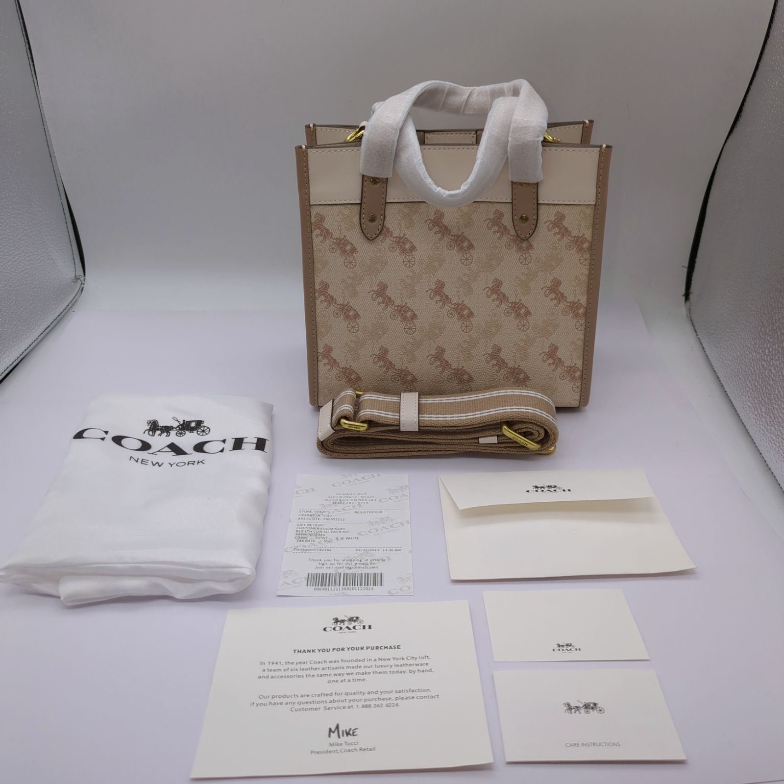 新品未使用】COACH コーチ 希少 ハンドバッグ ミニバッグ ショルダー 
