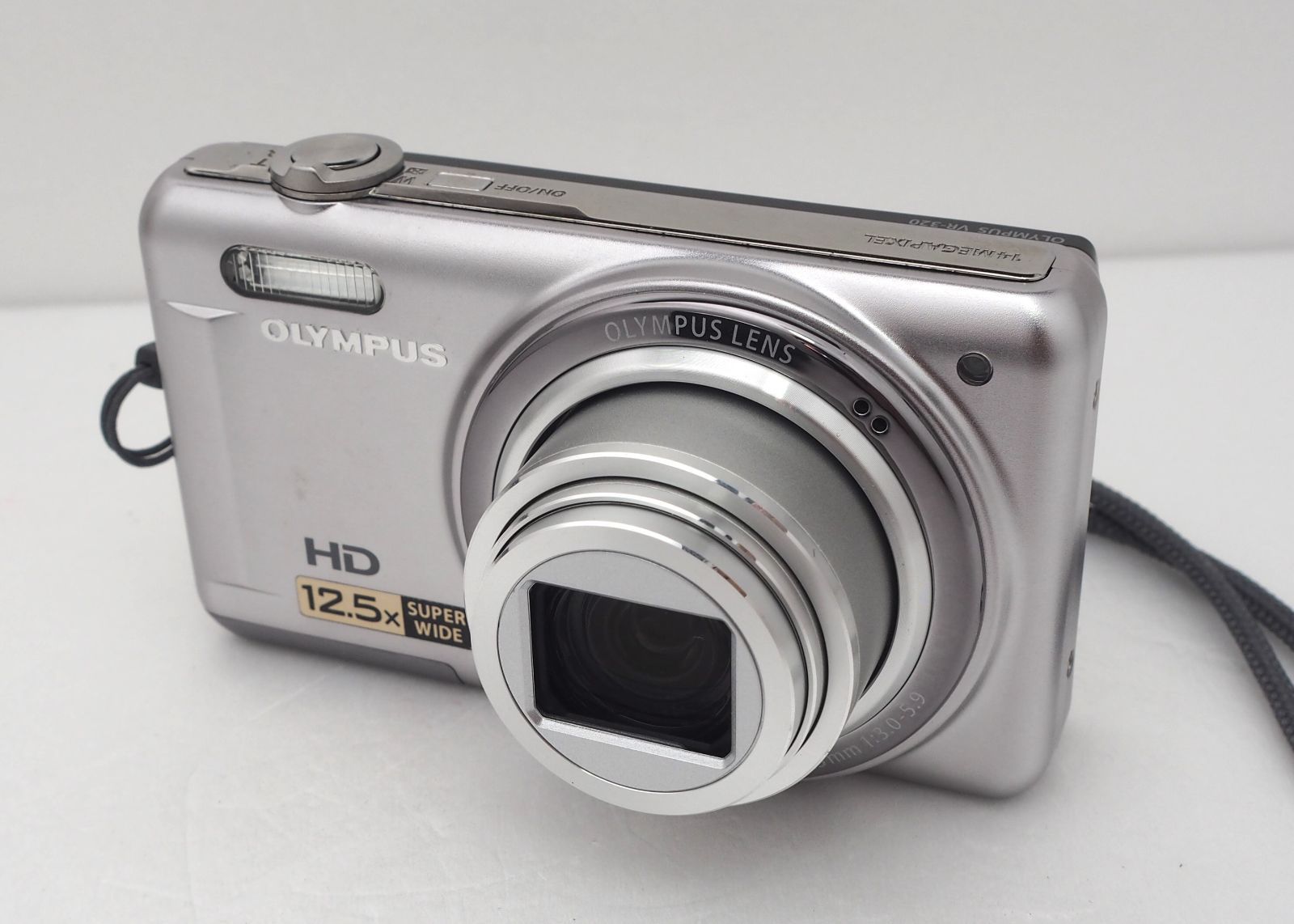 【動作確認済み】OLYMPUS VR-320 デジタルカメラ　バッテリーなし 動作確認済み】OLYMPUS VR-320 デジタルカメラ バッテリーなし