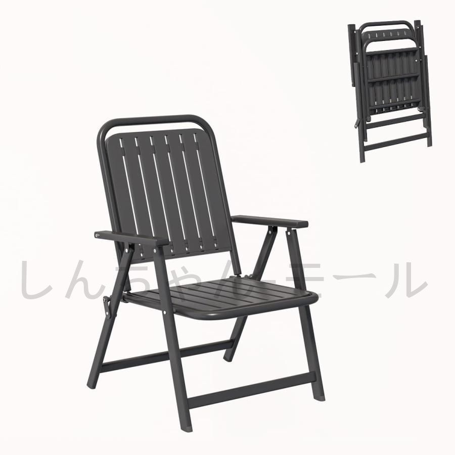 Rcuihak パイプ椅子 折りたたみ ミーティングチェア 会議 リビングチェア 背もたれ 省スペース 組立不要 イベント ダイニン