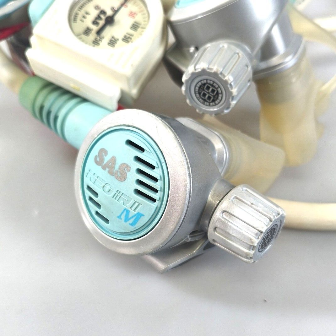 OH済 SAS NEORⅡ レギュレーター ファースト セカンド オクトパス ゲージセット REG