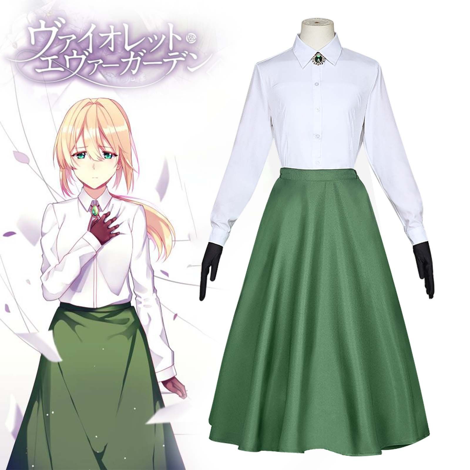 コスプレ 衣装 ヴァイオレット・エヴァーガーデン アニメ風 仮装