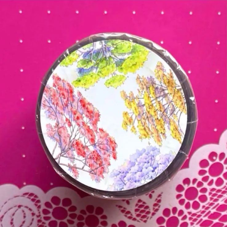 PET 6cm×5m 四季森林 海外マスキングテープ