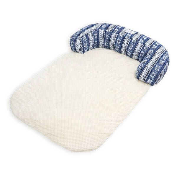 【新品・7営業日以内発送】ペットプロジャパン 4981528000306 Homey ノルディックニットラージベッド ブルー【沖縄離島販売不可】