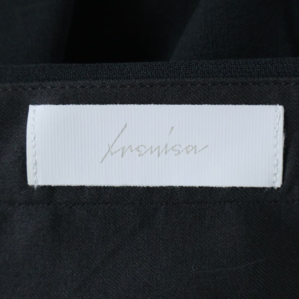 ウールベルトパンツ