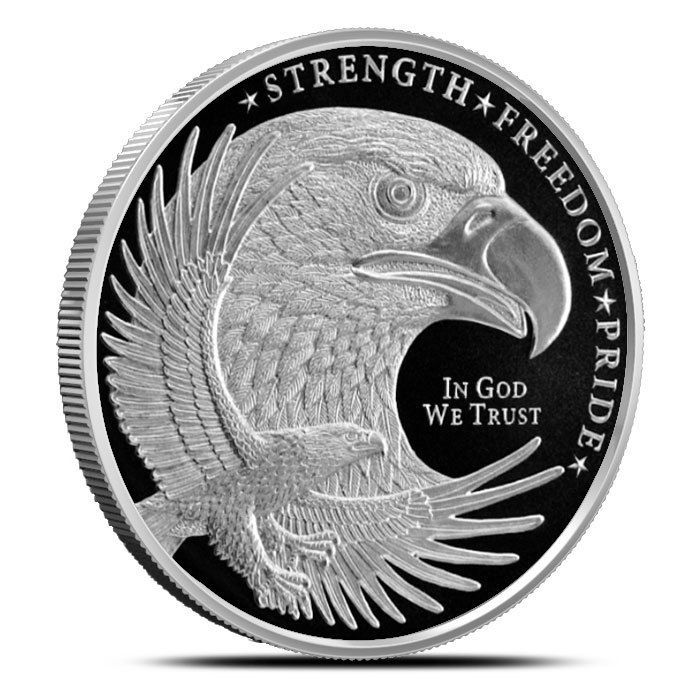 保証書・カプセル付き] (新品) アメリカ 「イーグル・力、自由、誇り」純銀 1オンス メダル - メルカリ