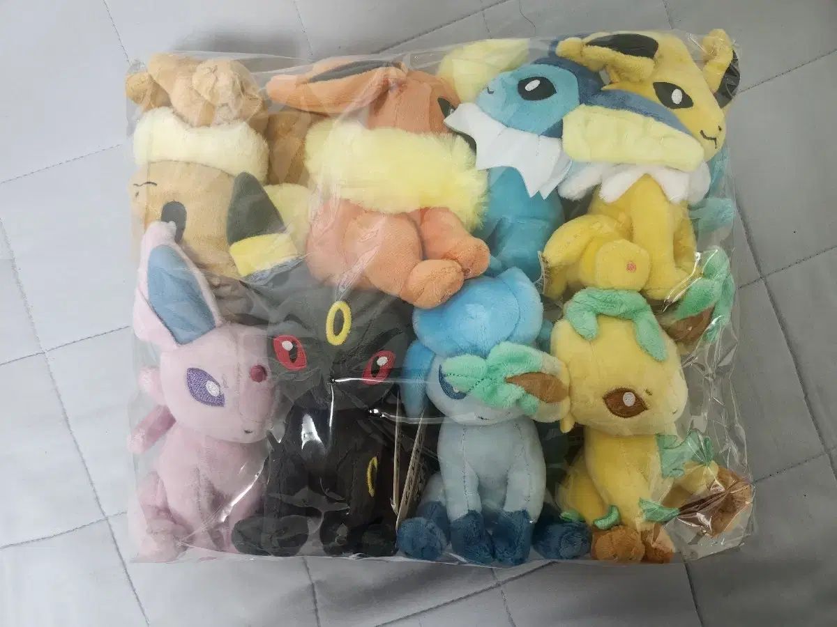 【雷市場（ポンジャン）商品韓国直送】 ポケモンセンター イーブイ ポケットモンスター fit 8 種 人形