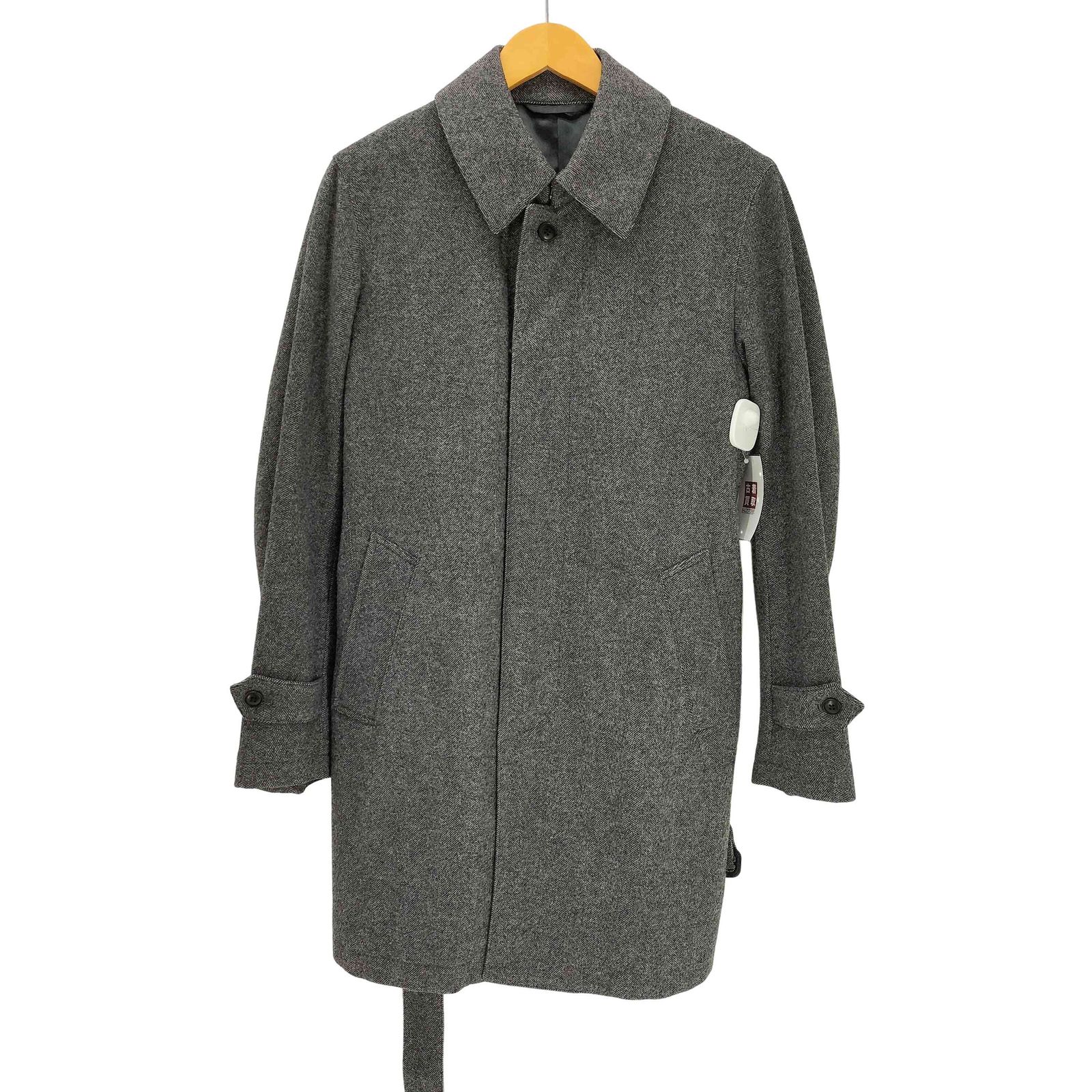 シップス SHIPS LORO PIANA STORM SYSTEM ソリッド ステンカラーコート