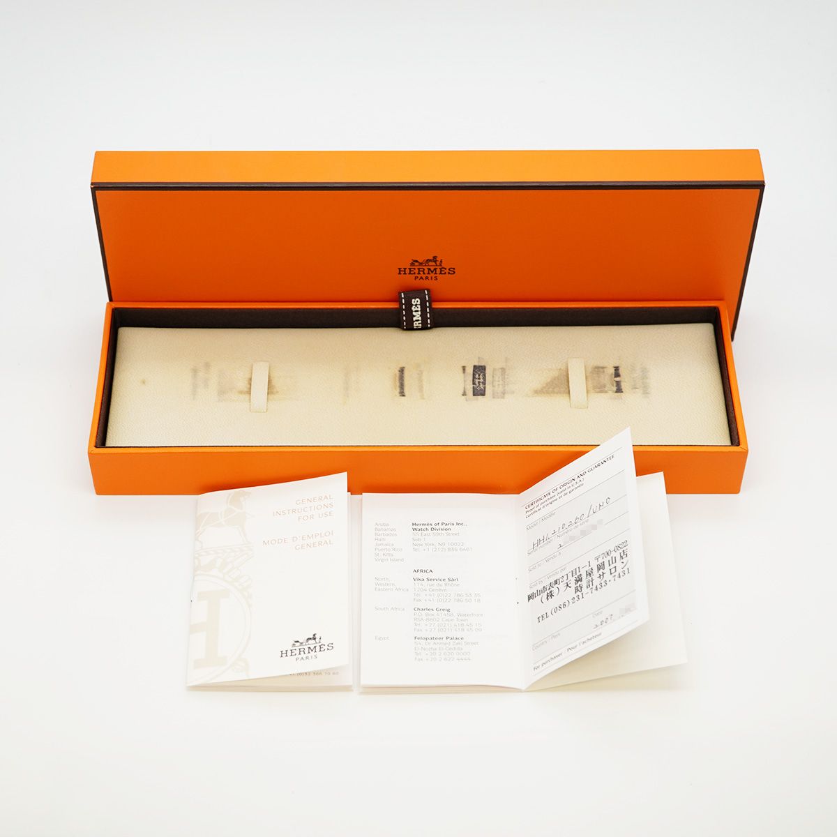 5wwm0224 エルメス Hウォッチ HH1.210 アイボリー文字盤 腕時計 レディース