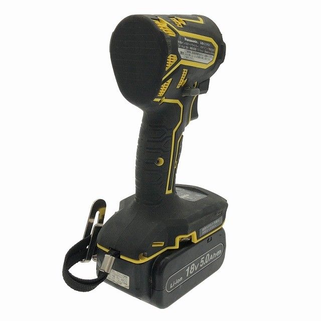 綺麗 品 Panasonic パナソニック 18V 充電インパクトドライバー EZ1PD1J18D-Y 本体 バッテリー2個 5.0Ah 充電器 パーツ ケース117585