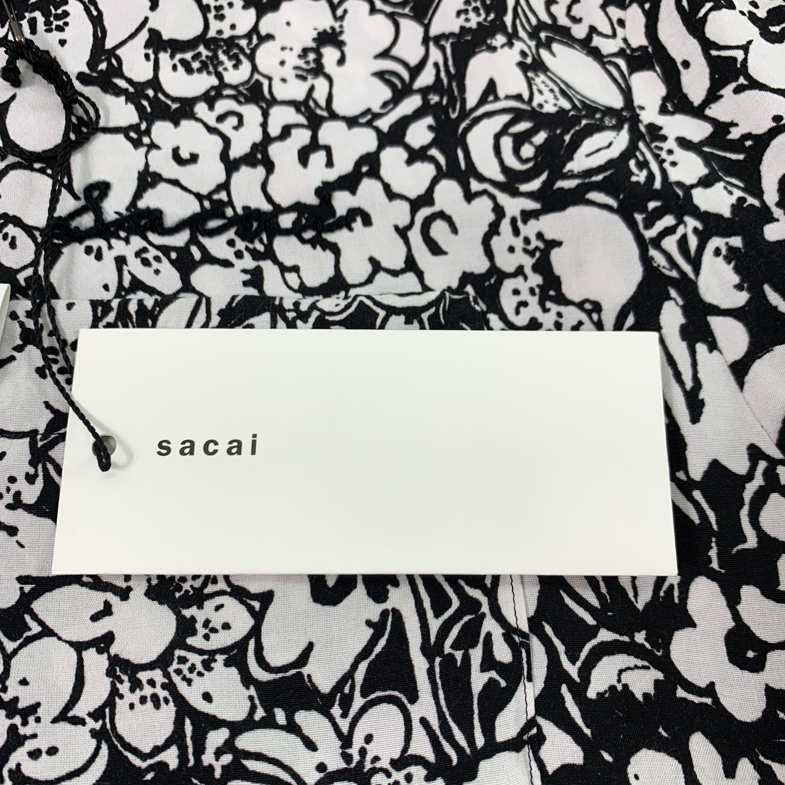 04m0816☆sacai サカイ 23-03097M ボタンシャツ 半袖シャツ サイズ2 
