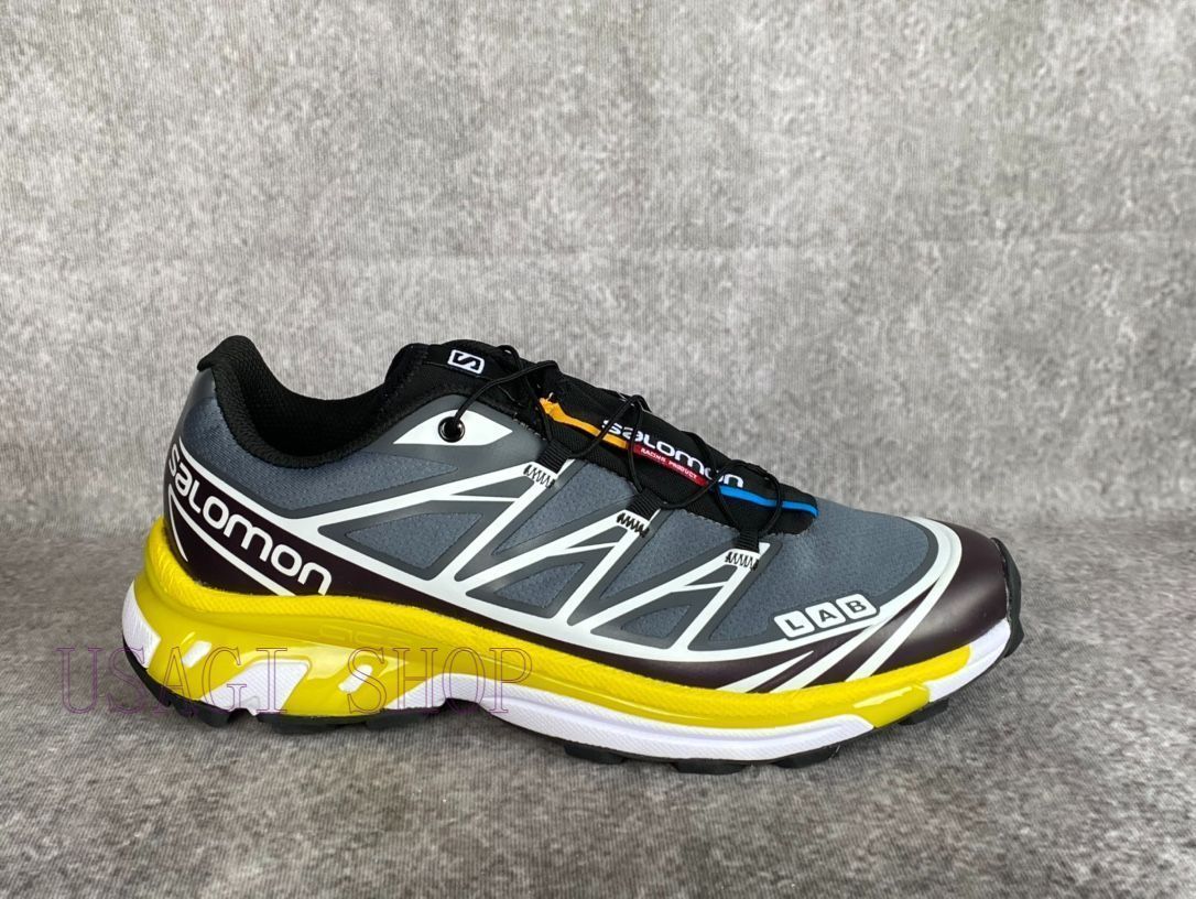 SALOMON サロモン XT-6 スニーカー ブラック イエロー