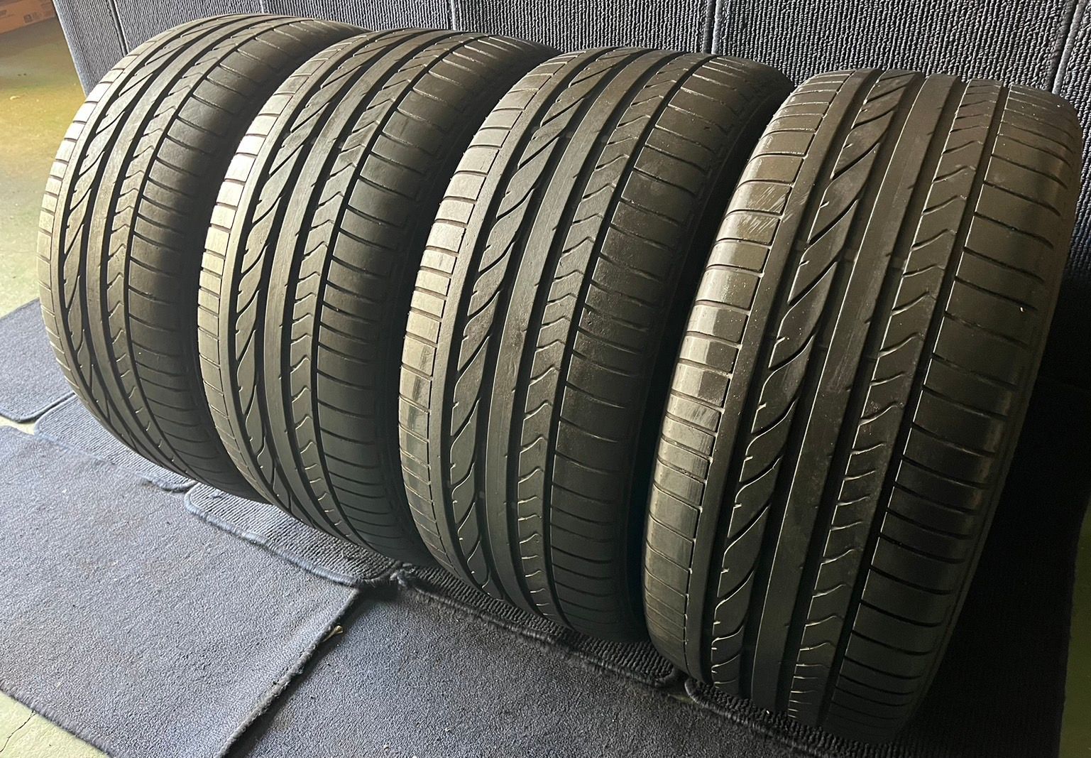 【2020年製造】【溝7～7.5分山】BRIDGESTONE DUELER H/P sport  4本  255/50R19 ランフラット ASP1561