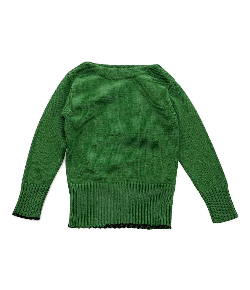 maison margiela マルジェラクロップドセーター21aw グリーン