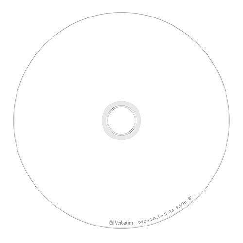 Verbatim バーベイタム 1回記録用 DVD-R DL 8.5GB 5枚 ホワイトプリンタブル 片面2層 2-8倍速 DHR85HP5V1