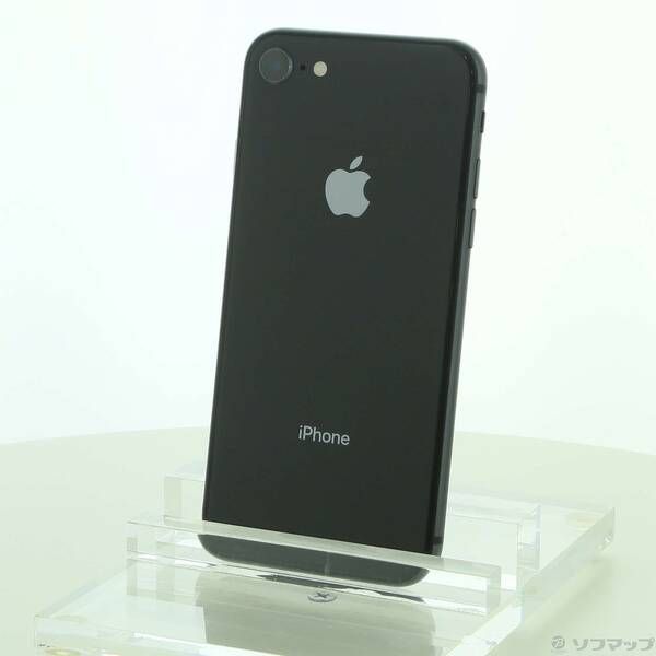 〔中古品〕 iPhone8 64GB スペースグレイ MQ782J／A SIMフリー【198】 64GB スペースグレイ iPhone8 中古iPhone8 動作確認済 0