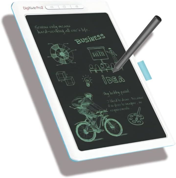 Magic Cable DigiNote Pro2 ペンタブ LCD ペンタブレット スマホ連動 10インチ 筆圧8192レベル 充電不要ペン ホワイト c.ホワイト